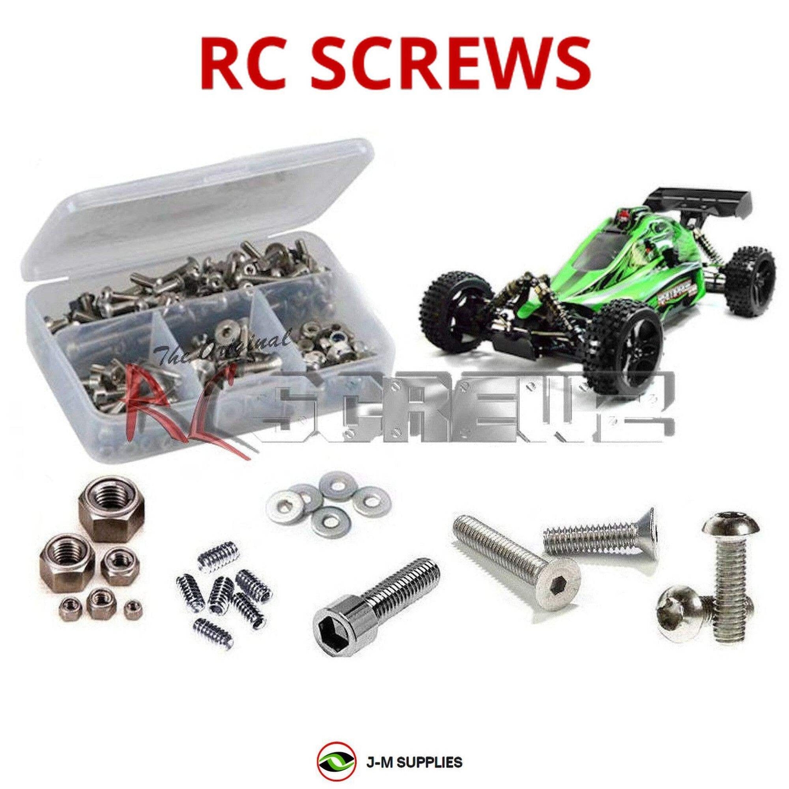 RCScrewZ Stainless Screw Kit rcr012 for RedCat Racing 1/5th Rampage XB | SET