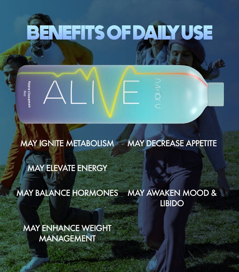 Liquid Morning / Evening Multivitamin ALIVE, Apple Cinnamon, 15 fl oz