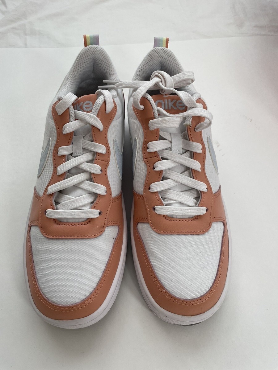 Nike Court Borough Low 2 SEI (GS) 6.5Y White/Aura Lt. Madder Root