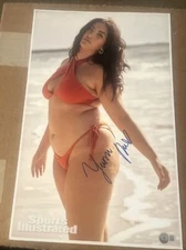Yumi Nu Signed Sports Illustrated Swimsuit Photo BAS Beckett BL63617