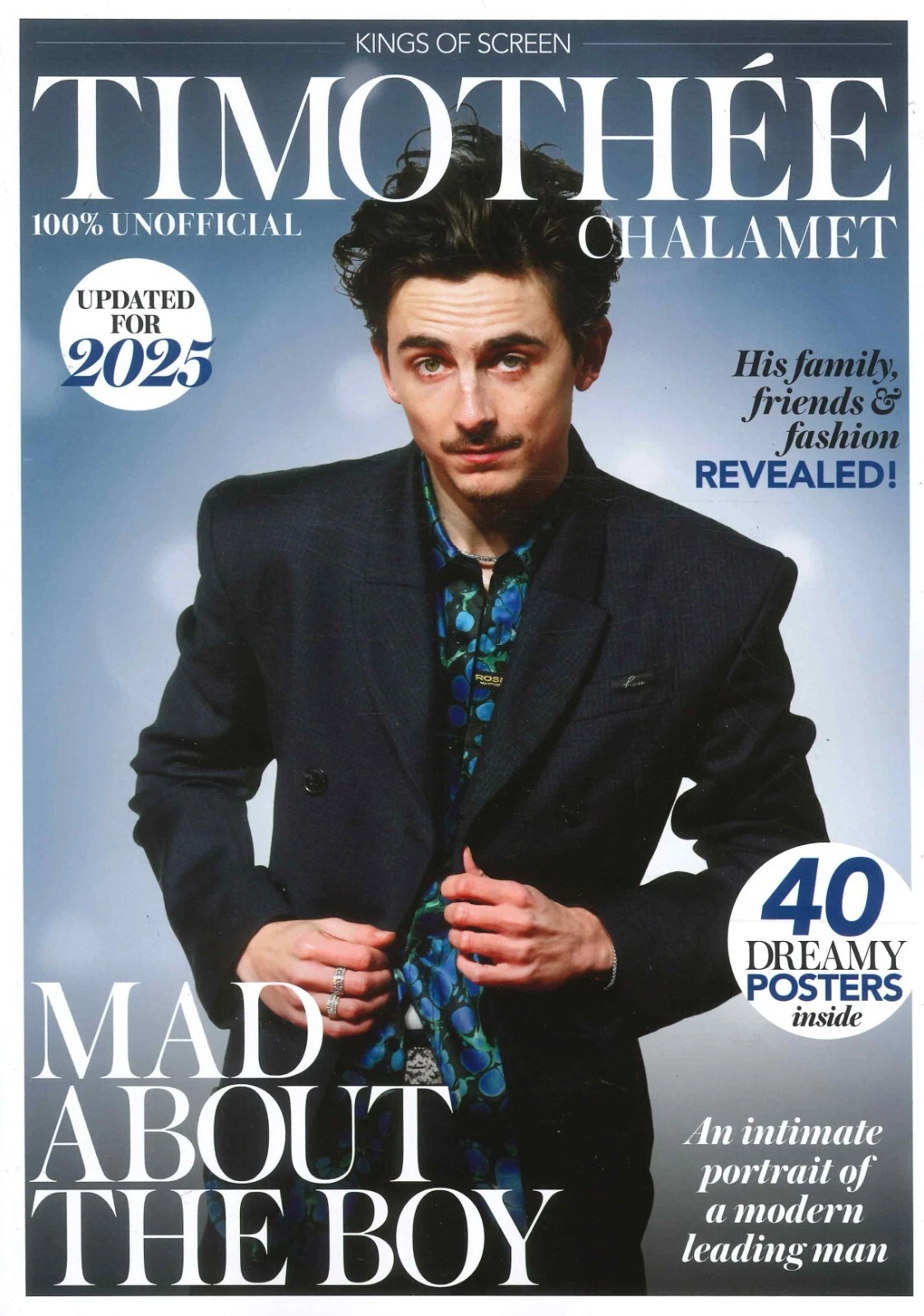 UK Timothée Chalamet Magazine: Dune, Wonka, Little Women, Kings of