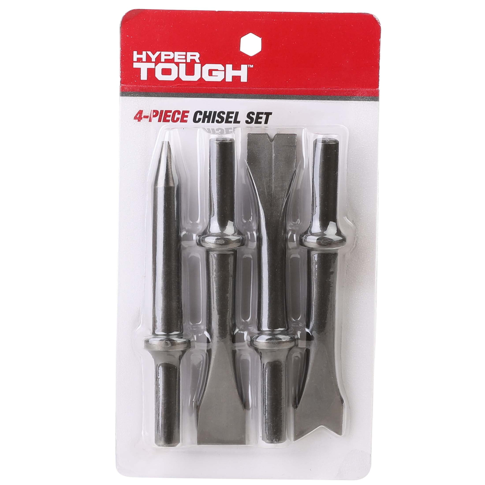 Hyper Tough 4 Piece Chisel Set Manufacturer Part Number 25-310HT, Material: