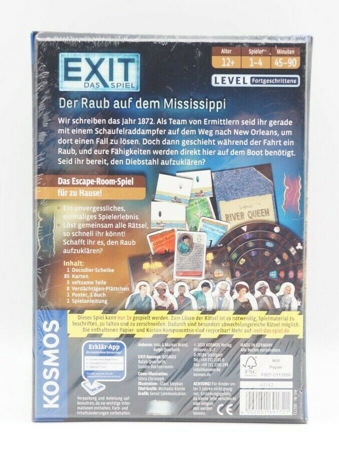 Thumbnail - Exit Das Spiel Der Raub Auf Dem Mississippi Neu Und Verschweißt