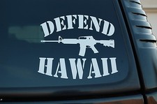 Defend Hawaii Vinyl Sticker Decal Hawaiian Aloha Car Pick Sizecolor V458 Defend Hawaii Vinyl Sticker Decal Hawaiian Aloha Car Pick Sizecolor V458