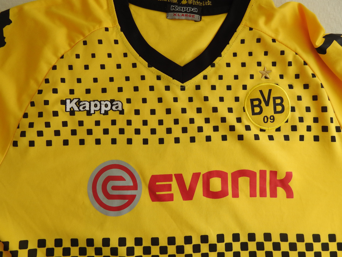 Borussia Dortmund 2011 Home Jersey #23 Kagawa Kappa Yellow