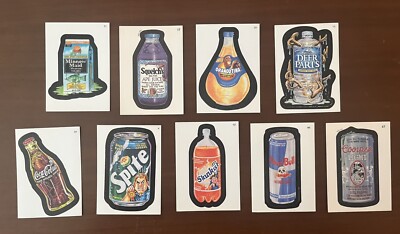 Wacky Packages Beverage Lot, Coca Cola, Sprite, Coors Lite Beer, Red Bull