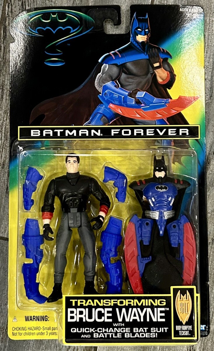BATMAN FOREVER バットマン 1995 KENNER Batman Forever 1995 Kenner Transforming Bruce Wayne w/ Quick