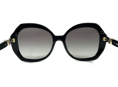 Giorgio Armani Sunglasses AR8180 5001/11 Shiny Black Butterfly Frames with Chain Giorgio Armani Sunglasses AR8180 5001/11 Shiny Black  main image 4