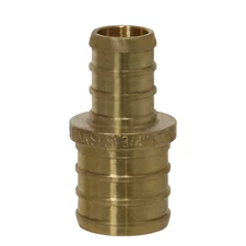 50 Pack XFITTING 3/4" x 1/2" Pex B Coupling,  Pex B Reducing Coupling, Lead Free