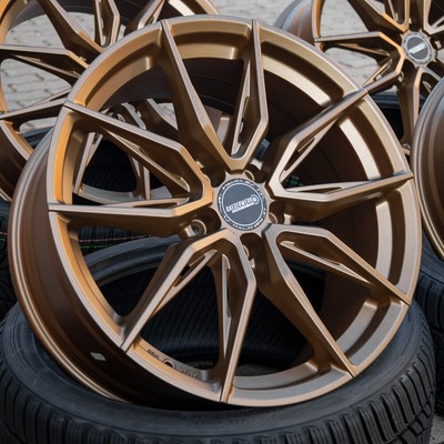 19 Zoll Alufelgen RW02 für Seat Ateca 5FP Leon 5F KL Cupra ET45 57,1 ABE Bronze