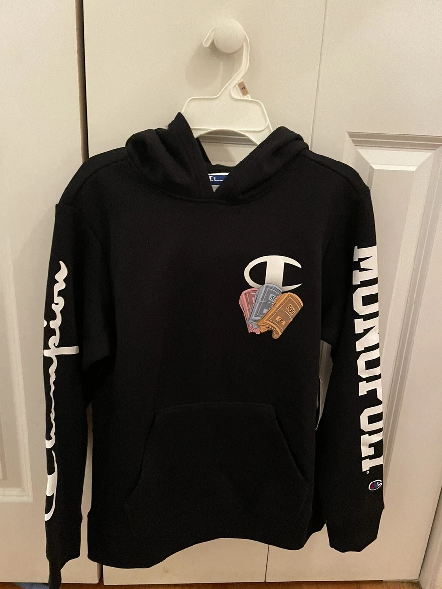 Champion X Hasbro Monopoly Supreme Hoodie RARE Boys Size Medium