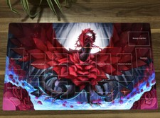 YGO Anime Playmat Black Rose Dragon Trading Card Game Mat TCG CCG Play Mat