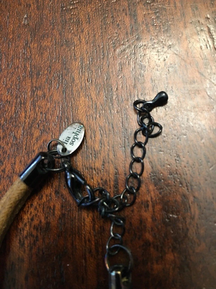 Collar Lia Sophia madreperla cristal ajuste Foto 3 de 4