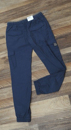 Univibe Big Boys Devon Stretch Poplin Joggers Pants Navy Indigo small NWT - Picture 4 of 4