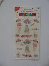 Mrs. Grossman Stickers GIANT WEDDING 3 Sheets 6 Mods NIP 