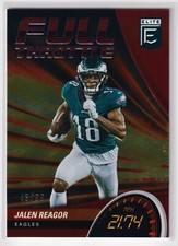JALEN REAGOR 46/99 Red Full Throttle 2022 Donruss Elite FT8 Eagles Vikings