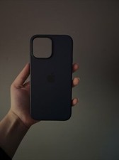 Apple Silicone Case with MagSafe for iPhone 13 Pro Max With box - Abyss Blue