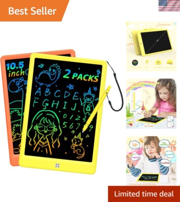 Educational Doodle Board for Kids 3-8 - Eye Protection & Creative Fun, 10.5 Inch