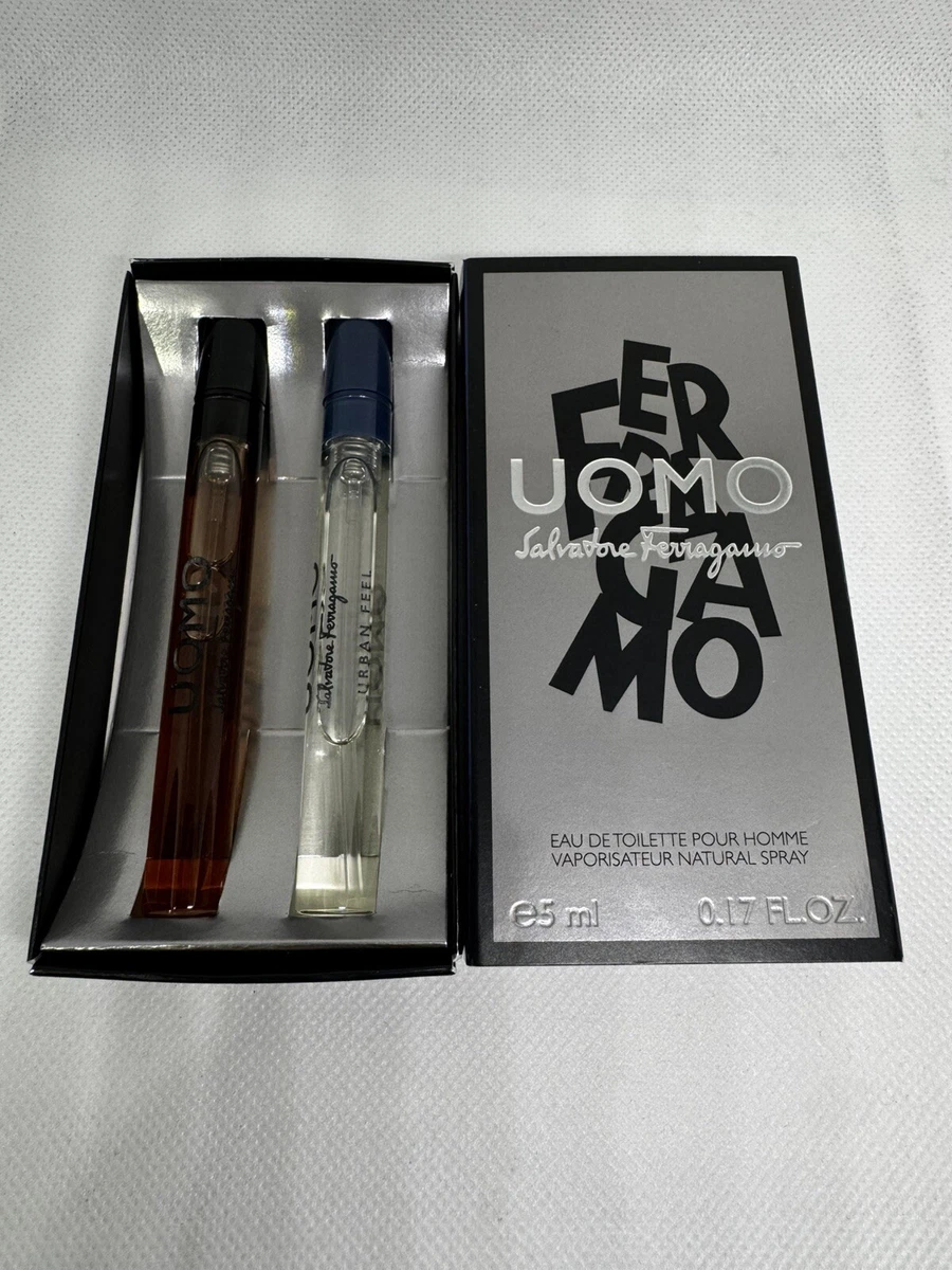 Salvatore Ferragamo Uomo & Urban Feel 2pc Mini Gift Set 0.17 oz