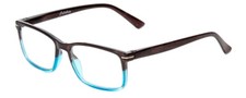 Calabria R218 Womens Rectangular Designer Reading Glasses Blue Crystal Fade 51mm