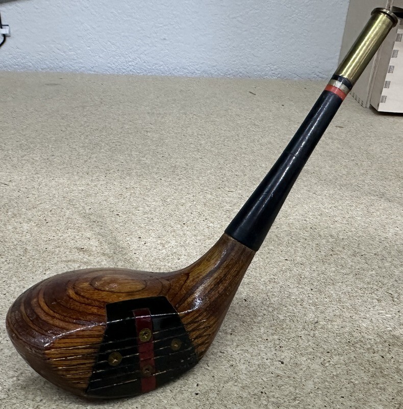 Vintage Antique Wood Metal Golf Club Driver Wilson 4275 Swing