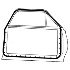 Door Seal Set 2 Door Sedan 1962-65 Fairlane 1962-63 Mercury Meteor Door Seal Set 2 Door Sedan 1962-65 Fairlane 1962-63 Mercury Meteor