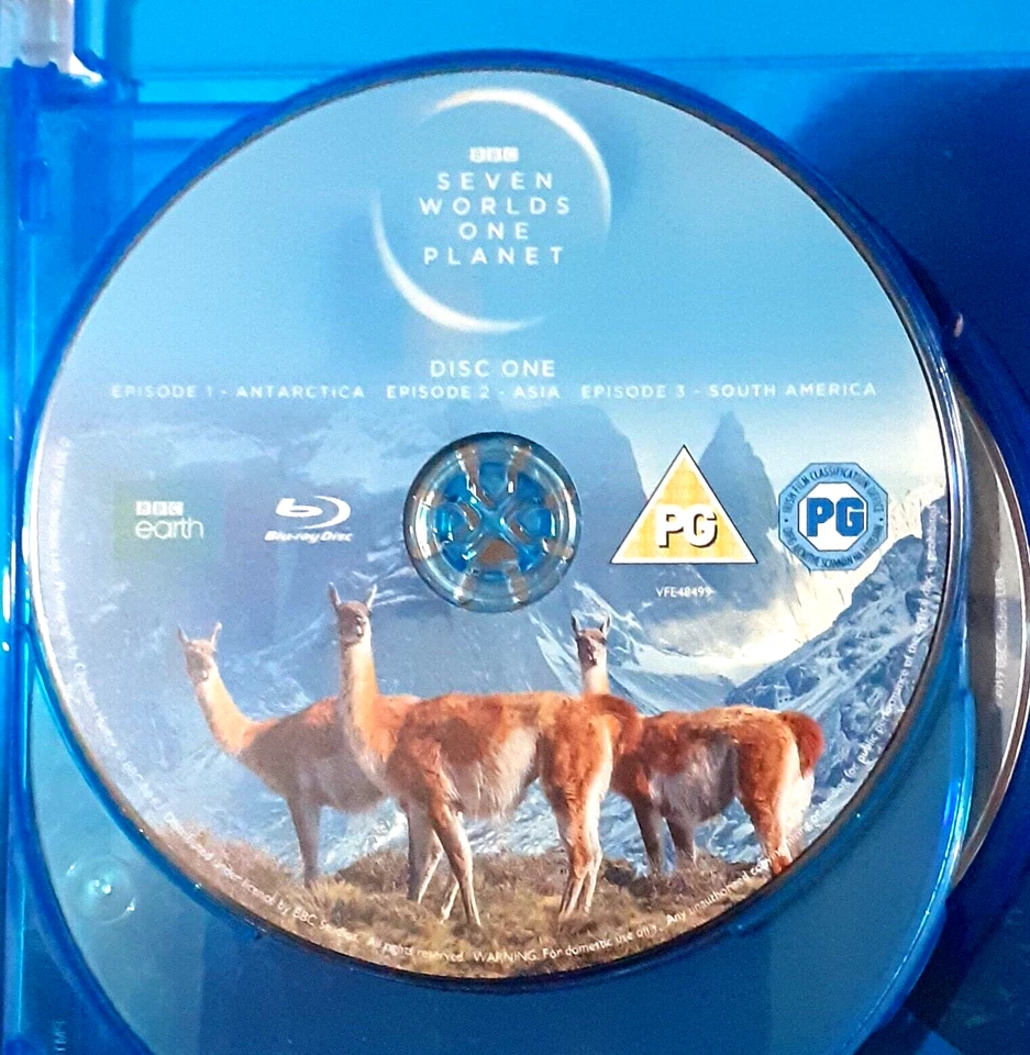 Seven Worlds One Planet BLU RAY BBC Documentary Narrated By David Attenborough - Image 3 of 4