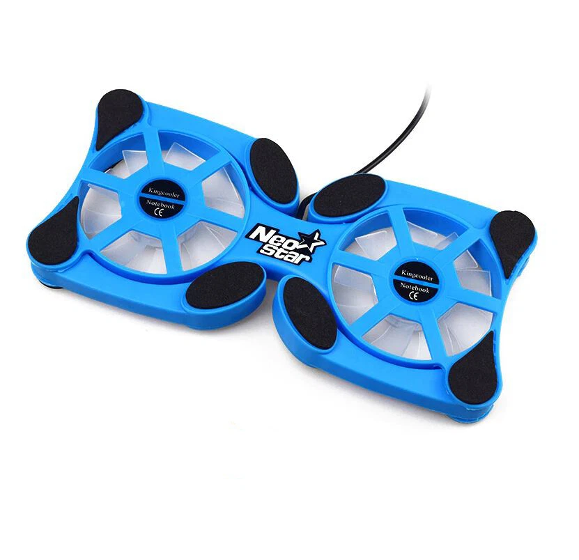 Xbox One/360/S/X PlayStation Wii - Cooling Stand/Pad Cool Blue Illuminated Fans - Image 2 of 4