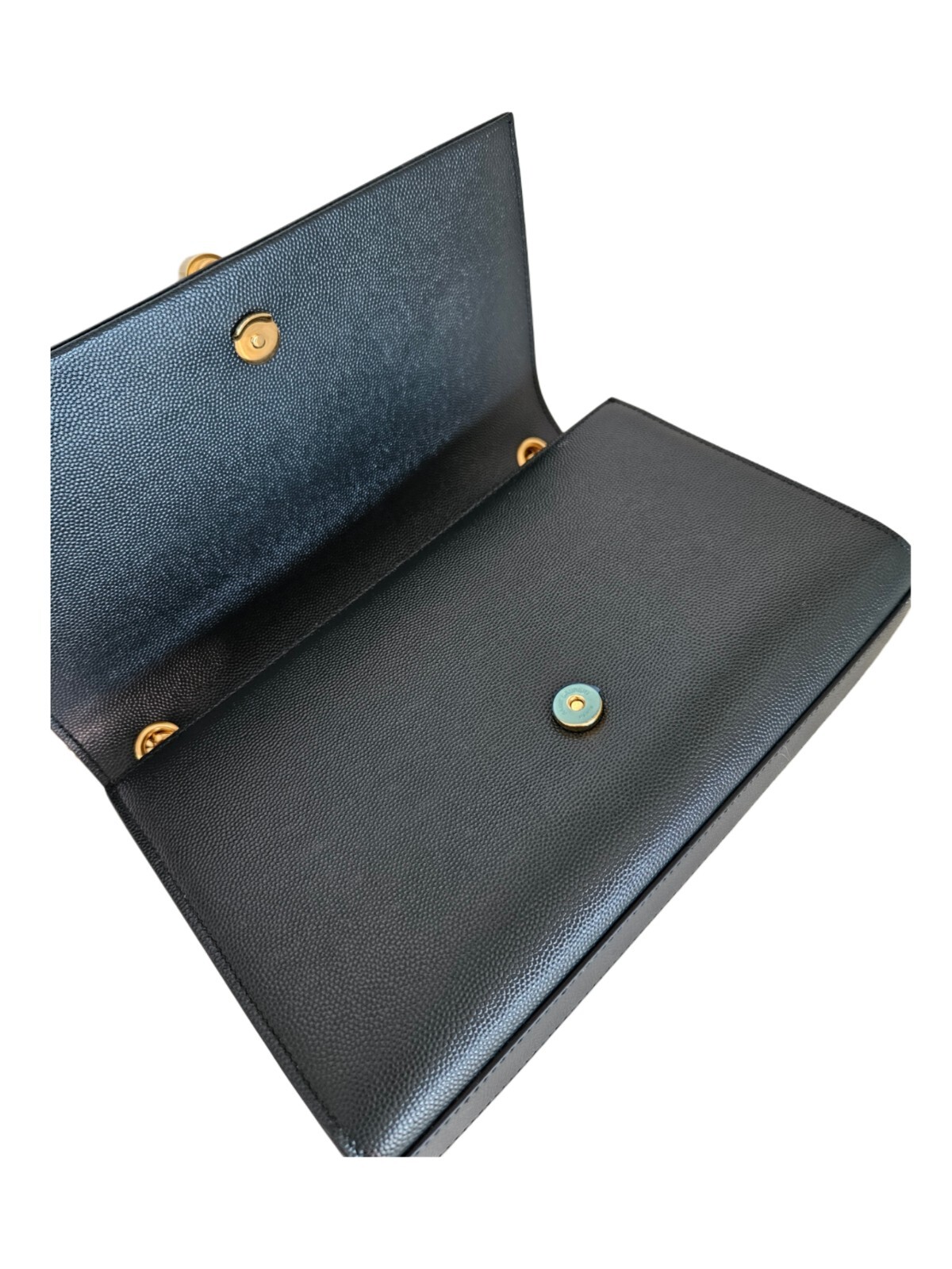 Borsa a tracolla Saint Laurent Monogram Kate in nappa