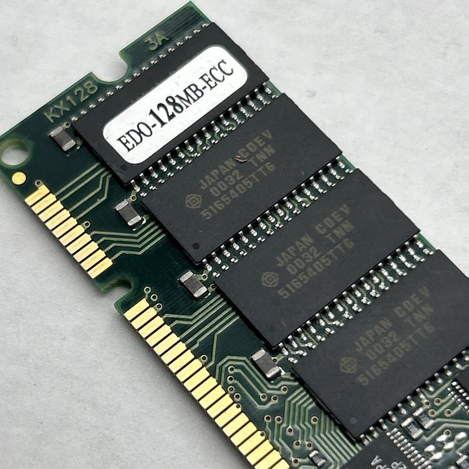 Vintage 128MB EDO ECC 168PIN DIMM ECC Memory Module 60NS * 228470-001 128 mb - Image 2 of 4