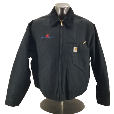 Carhartt J001 BLK Detroit Blanket Lined Jacket 125th Anniversary