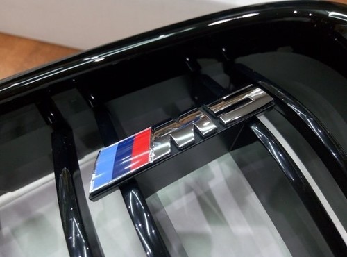 BMW Original 5 Serie M5 F10 Frente Riñón Reja Etiqueta Pegatina Insignia Emblema - Imagen 2 de 5