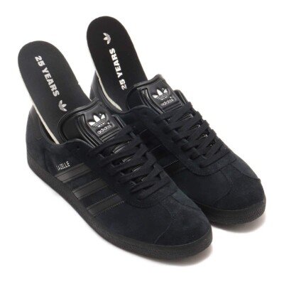 adidas Originals Gazelle JI2161 All Black Silver Metallic adidas Originals Gazelle JI2161 All Black Silver Metallic
