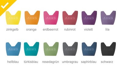 ABUS EC880 Design-Clip für Schlüssel 12 Farben gleich dazu bestellen 