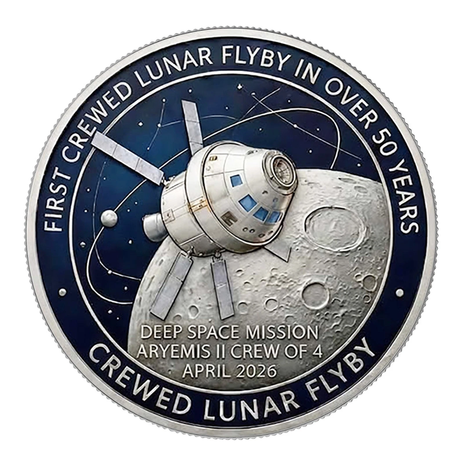 Nasa Artemis Ii Mission Coin