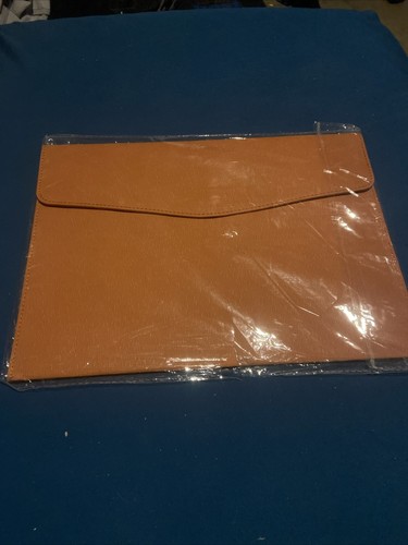 PU Leather A4 File Folder Document Holder Envelope Folder Case with Snap Clos...