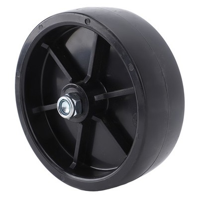 6in Boat Trailer Jack Wheel 1200lbs Loading Capacity Nylon Plastic Boat Trai SET