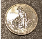 A Vintage 1984 Engelhard Prospector One Troy OZ .999 Silver  Round - Coin 4