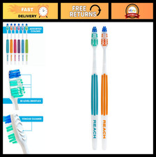 Soft Toothbrushes for Gentle Cleaning - 2-Count Pack of 6, Advanced Design