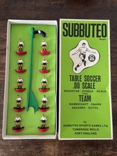 Subbuteo peso pesante rif. n. 81 Liverpool Away 2°, Clyde ecc - Squadra completa con scatola