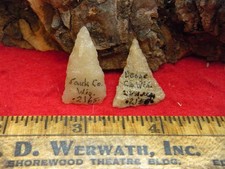 2  HIXTON MADISON POINTS – LATE DAVE STILP  COLLECTION - BOUGHT FROM ROCKETFLYER