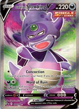 Galarian Slowking V 178/198 Ultra Rare Chilling Reign Pokemon Holo Near Mint