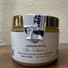 ARIANNA SPA COLLECTION Ultra Exfoliating Body Treatment 17.5 Oz Milk  Honey NEW