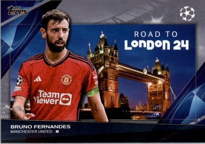 2023-24 Topps UEFA Club Competitions Road to the Final #RF15 Bruno Fernandes SCR