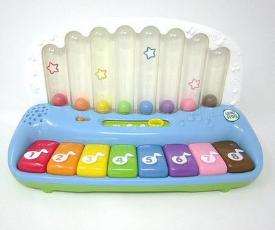 LeapFrog POPPIN PLAY PIANO Interactive Learning Toy - #19204, Numbers & Colors