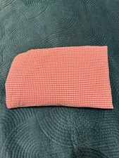 Pottery Barn Kids Red Checkered Twin Fitted Sheet - 100 Cotton