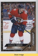 2016-17 Upper Deck Compendium Gold Aleksander Barkov #414 READ a3q