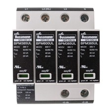 COPPER BUSSMANN BSPM4480HLGR SPD SURGE SUPPRESSOR MODULE, 4P, 125KA, 385V-MCOV