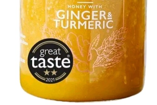 ORG TUMERIC & GINGER NATURAL HONEY+MANUKA HONEY (10%) +VIT B6 ENERGISE 130 Ml - Picture 1 of 7