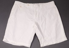 Polo Ralph Lauren Bradbury Fit Linen Blend Shorts Mens 40x10 White Vtg 90s Y2k